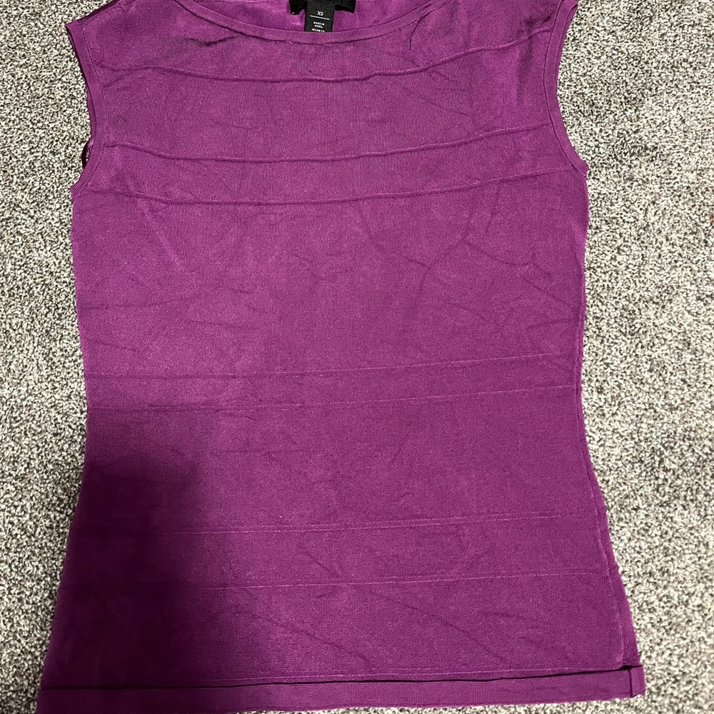 Purple top size xs